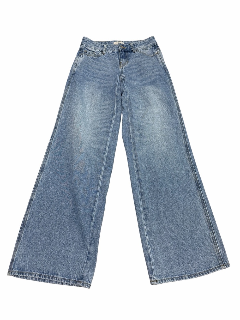 PacSun Casey Low Rise Baggy Wide Leg Jeans | 100% Cotton | Light Wash | Size 22